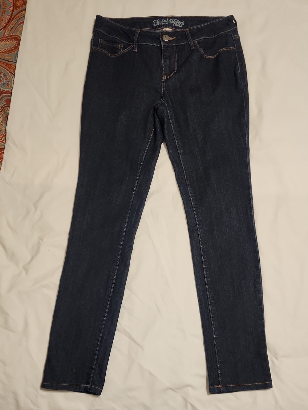 Faded Glory Dark Indigo Skinny Jeans